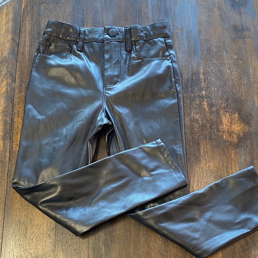 Cotton On Kids Black Faux Leather Pants